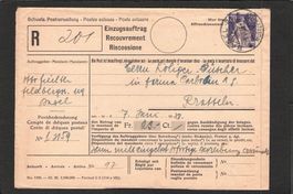 Einzugsauftrag Basel-Pratteln , SBK Nr. 162 , 9.Vl.1933