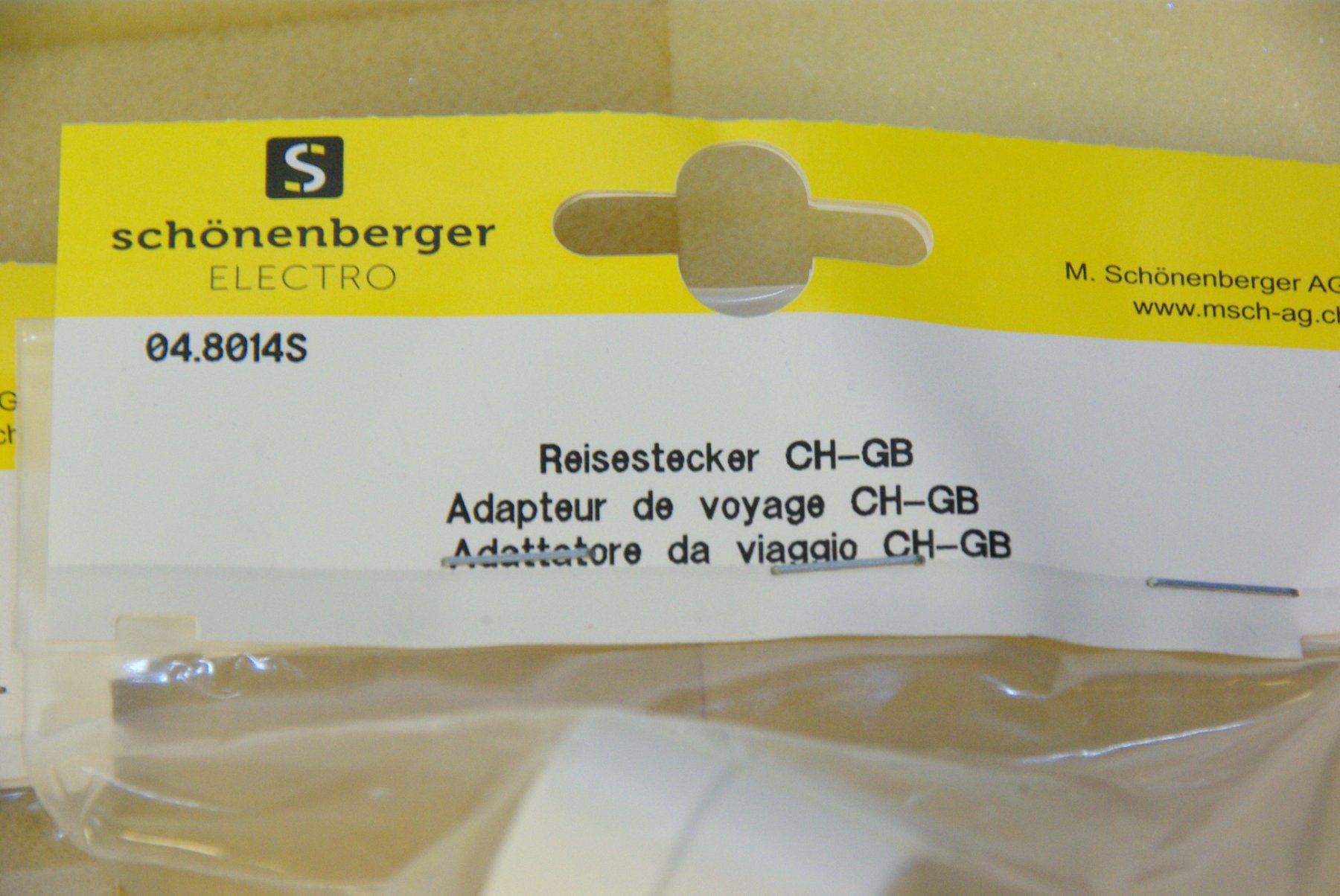 Unità & Adattatore: 2x Reiseadapter / Übergangsstecker, weiss – Nuovo e nell'imballaggio originale da Herisau venduto da Cevianer1844 3