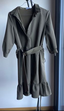 Stylish Olive Green Dress