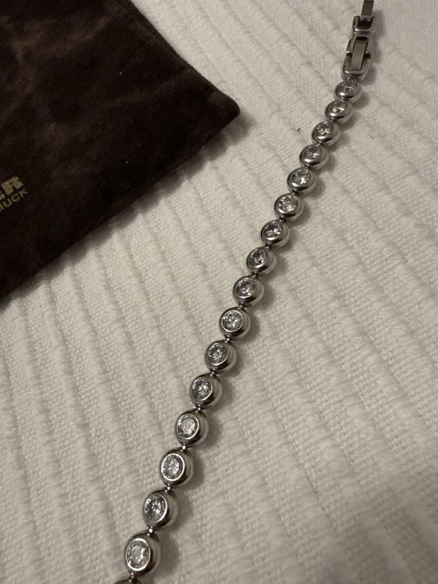 Bracciali & Braccialetti: NEU***ARMBAND ECHTSILBER mit CUBIC ZIRCONIA*** – Nuovo e nell'imballaggio originale da Zürich venduto da Ceca52 2