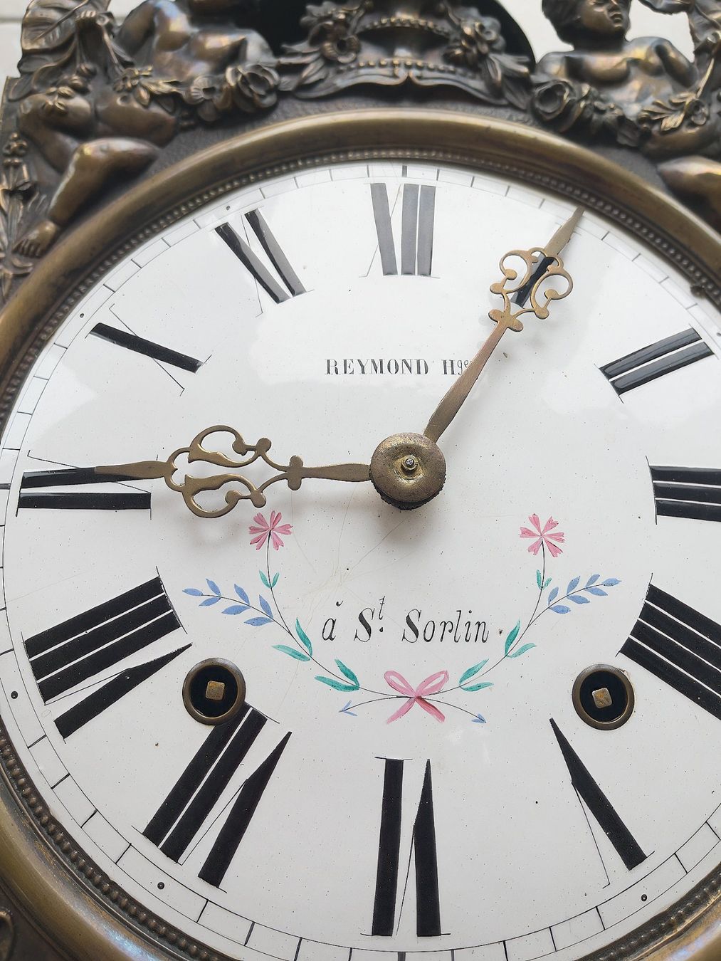 Orologi: Comtoise-Wanduhr Eisen – Usato da Zürich venduto da hippopotamo 2