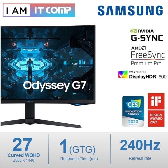 Samsung Monitor: Samsung Odyssey G7 27 – Nuovo (secondo la descrizione) da Oberuzwil venduto da sal_wgx5 1