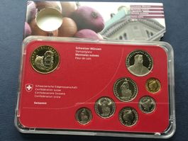 Münzsatz 2011 Berner Zibelemärit unz. stgl Blister beschädig