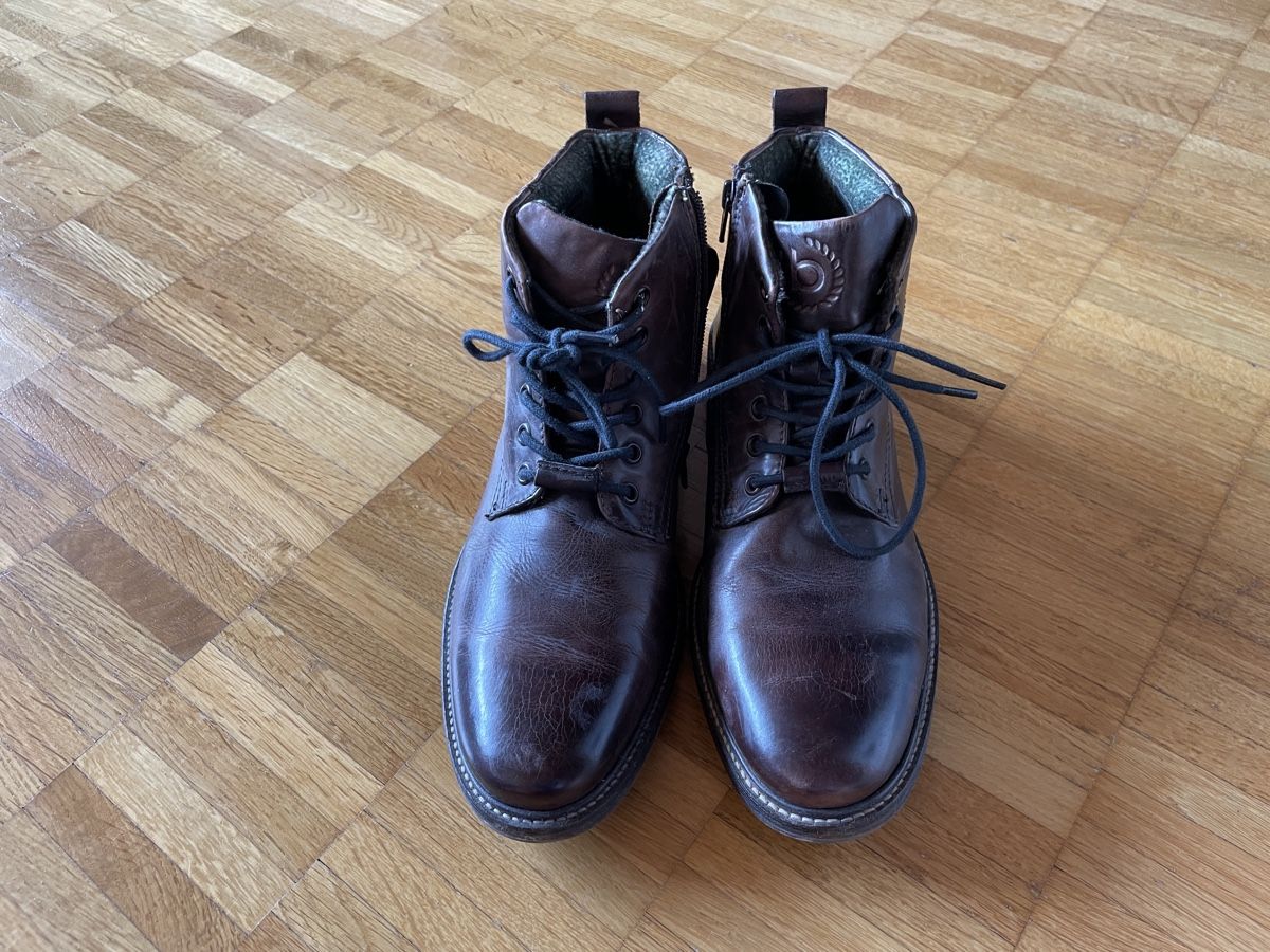 Bugatti Herrenschuhe: Lederstiefel Bugatti Herren Gr. 42 – Neu (gemäss Beschreibung) aus Davos Monstein von pendragon79