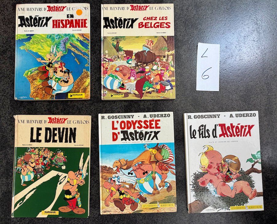 Fumetti: BD Lot N6 5x ASTERIX – Usato da Châtillon JU venduto da laoo