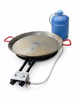 Paella-Set 60 cm inkl. 2-flammigem Gasbrenner & Gasflasche