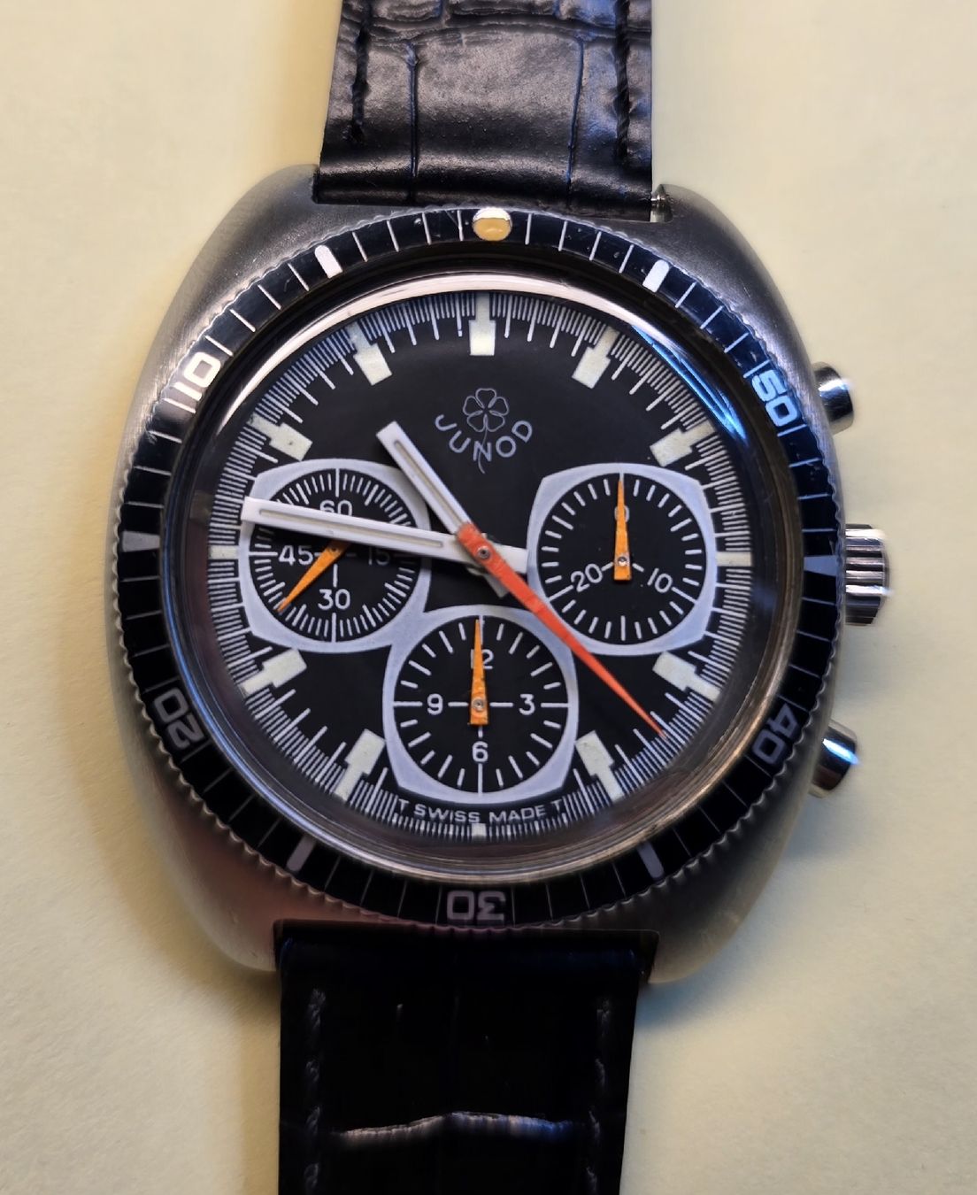 Montre Chronographe Durisotti Acier Inox | NOS Neuve De Stock 2010, Style Sport Rétro