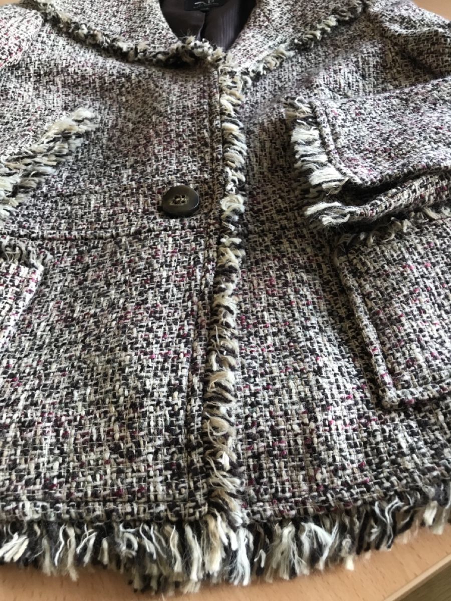 Avant Premiere Jacken: Veste Avant-Première Tweed Franges Taille 38 – Neu (gemäss Beschreibung) aus Morges von sandy069 5