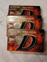 3x Cassettes TDK D90 neu et scellées! (552)