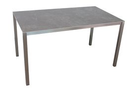 Gardeko Gartentisch Keramik grau 140x80 Keramik Tisch WG