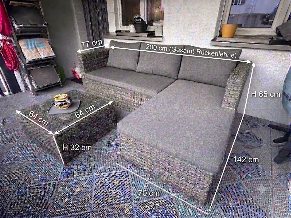 Livique Sofas: Lounge-Set: Sofa + 2-in-1 Tisch (Tisch oder Hocker) – D'occasion à St.Gallen par ennio.d