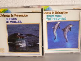 2 CD Relax Musik Delfine Wale Meer  #x1