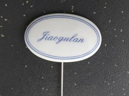 Gartenstecker JIAOGULAN, Kräuterstecker, Neu, Porzellan