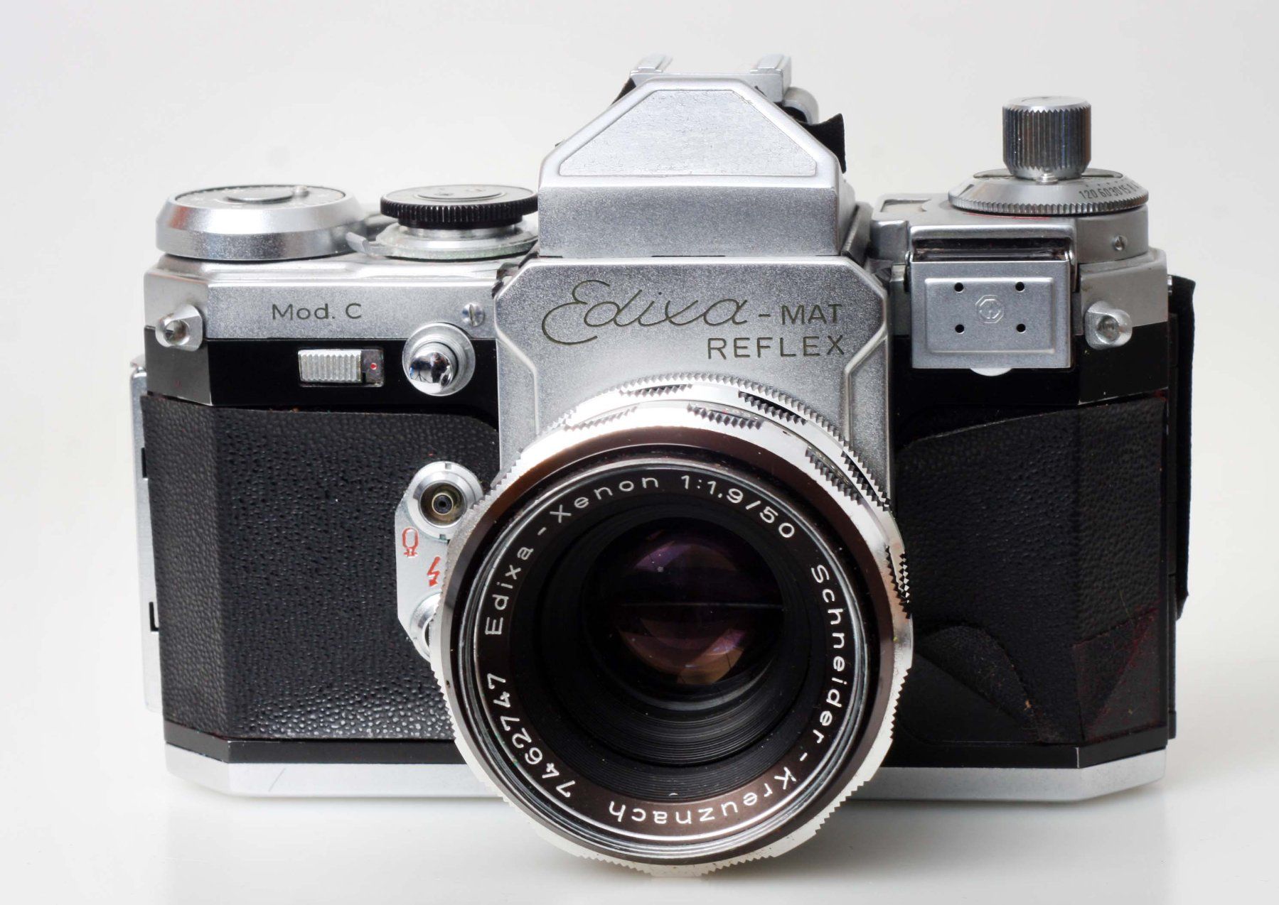 Edixa Kamera: Edixa-Mat Reflex Mod. C, Objektiv Edixa-Xenon 1:1,9/50mm!! – Gebraucht aus Jona von