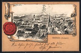 Eugen Felle: Weilheim /Obb., Ortsansicht