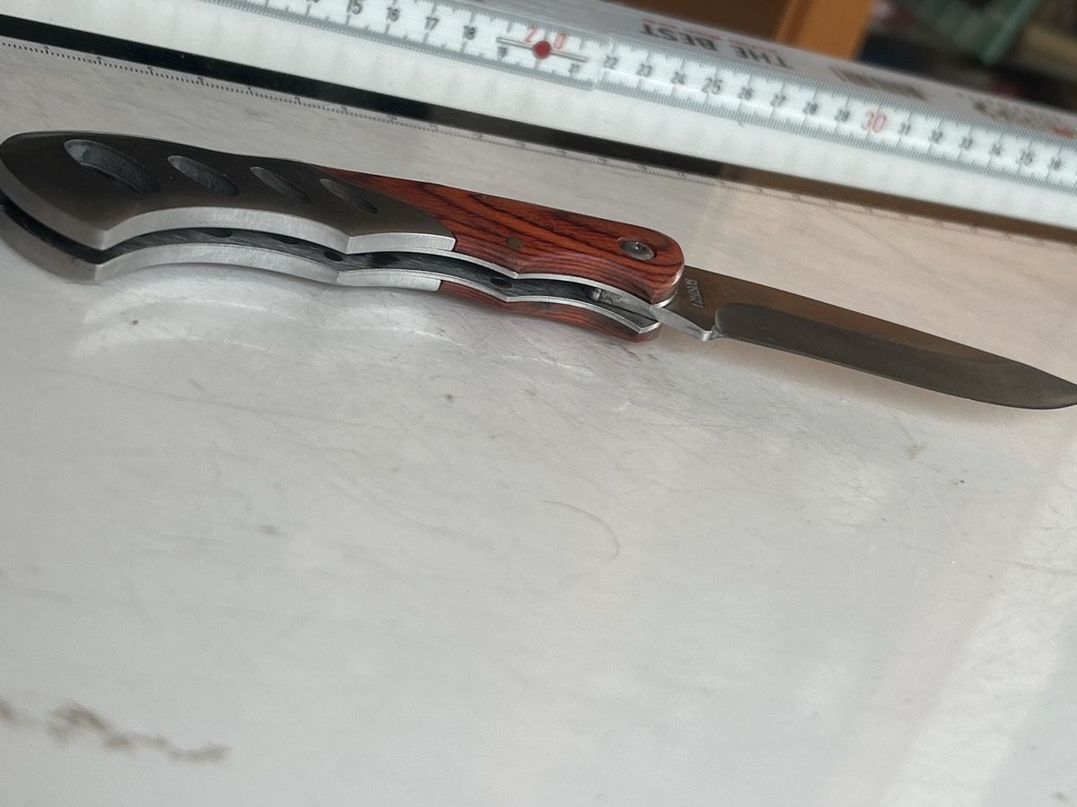 Coltelli tascabile: Klappmesser "EIE" Rostfrei mit Holzgriff (S25) – Usato da Neuenhof venduto da bro_9zsg 6