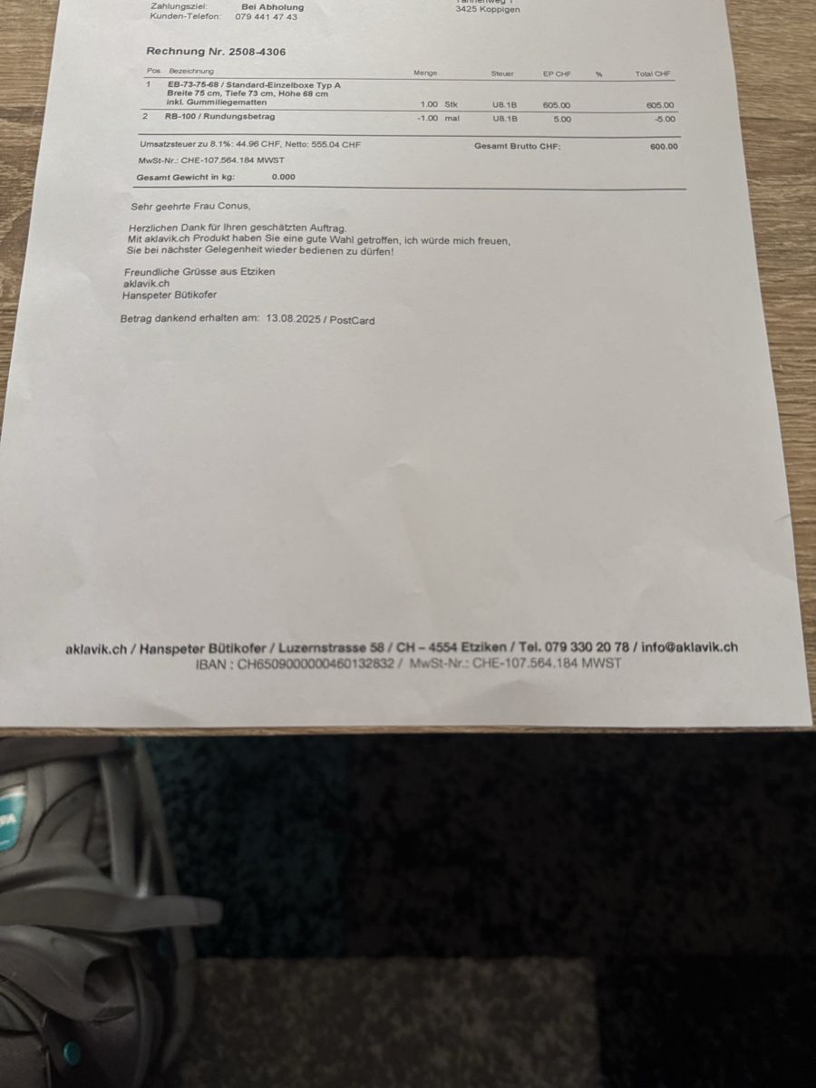 Gabbie, trasporto & Sicurezza: Hundebox – Nuovo (secondo la descrizione) da Koppigen venduto da Gerhard1 3