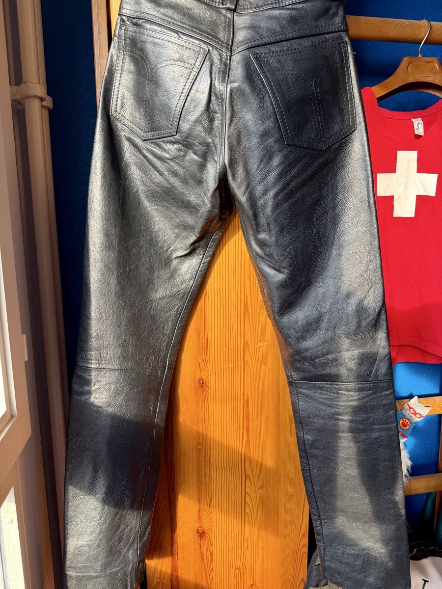 Hosen: Pantalon cuir noir FA7/ Taille 36 – Neu (gemäss Beschreibung) aus Carouge GE von orc_88rq 9