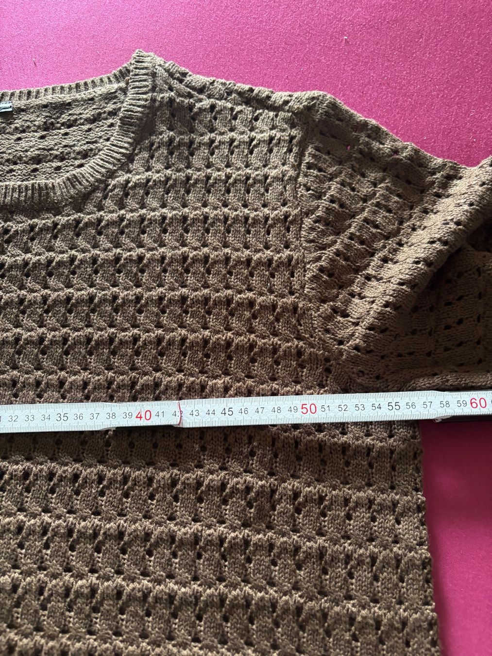 Maglioni & Felpe: Schöner, leichter Sommer-Pullover in Braun, ca. Grösse M – Usato da Wald AR venduto da bertli00 3
