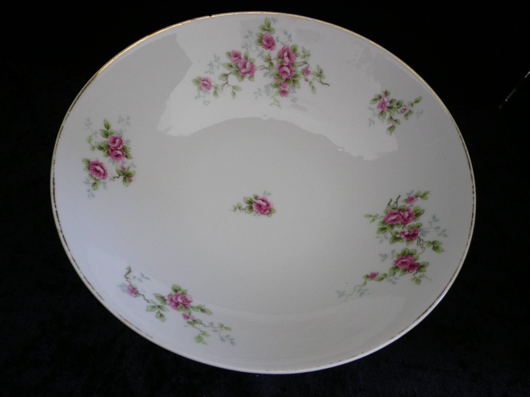 Ciotole: Fuss-Schale Limoges mit Blumendekor – Usato da Reinach BL venduto da Annodomini 1