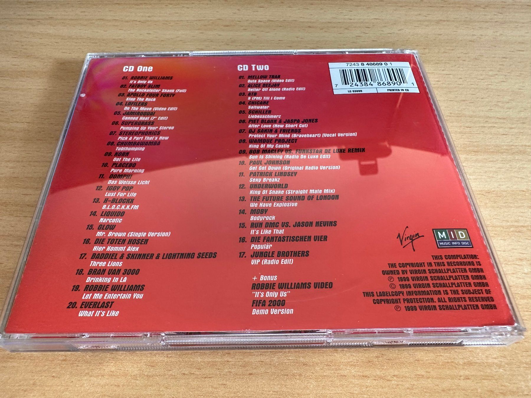 CDs: Various – FIFA 2000 - The Album - 2 CD – Gebraucht aus Rikon im Tösstal von Alpenmutz 1
