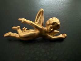 Brosche  Engel  Engeli  Vintage  Modeschmuck
