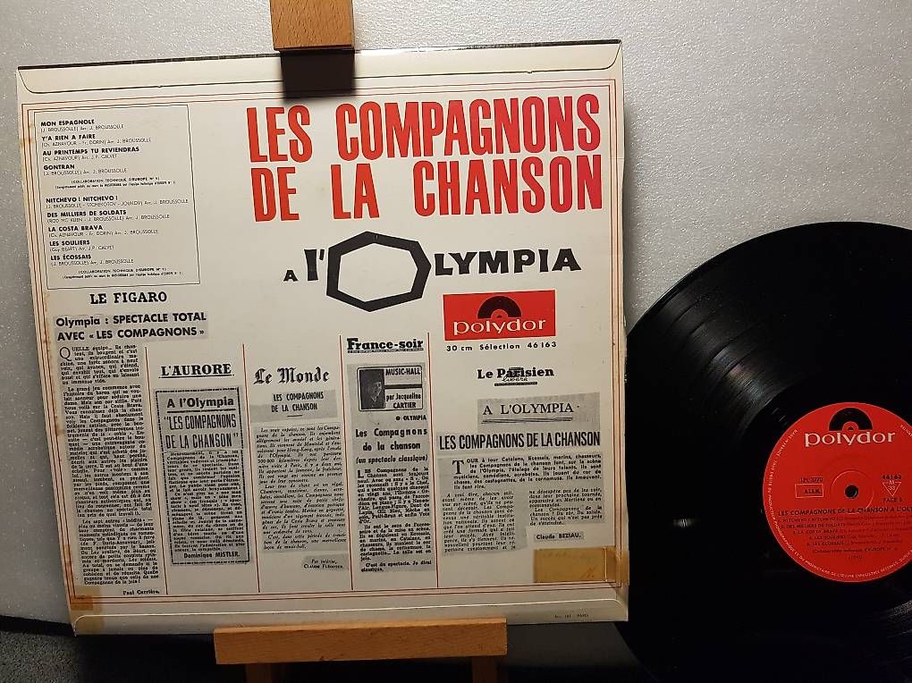 Dischi in vinile: Vinyl Les Compagnons 1966 – Usato da Othmarsingen venduto da chrampfi01 1