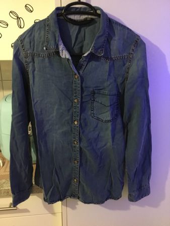 Zara Trafaluc Jeanshemd blau Grösse M guter Zustand