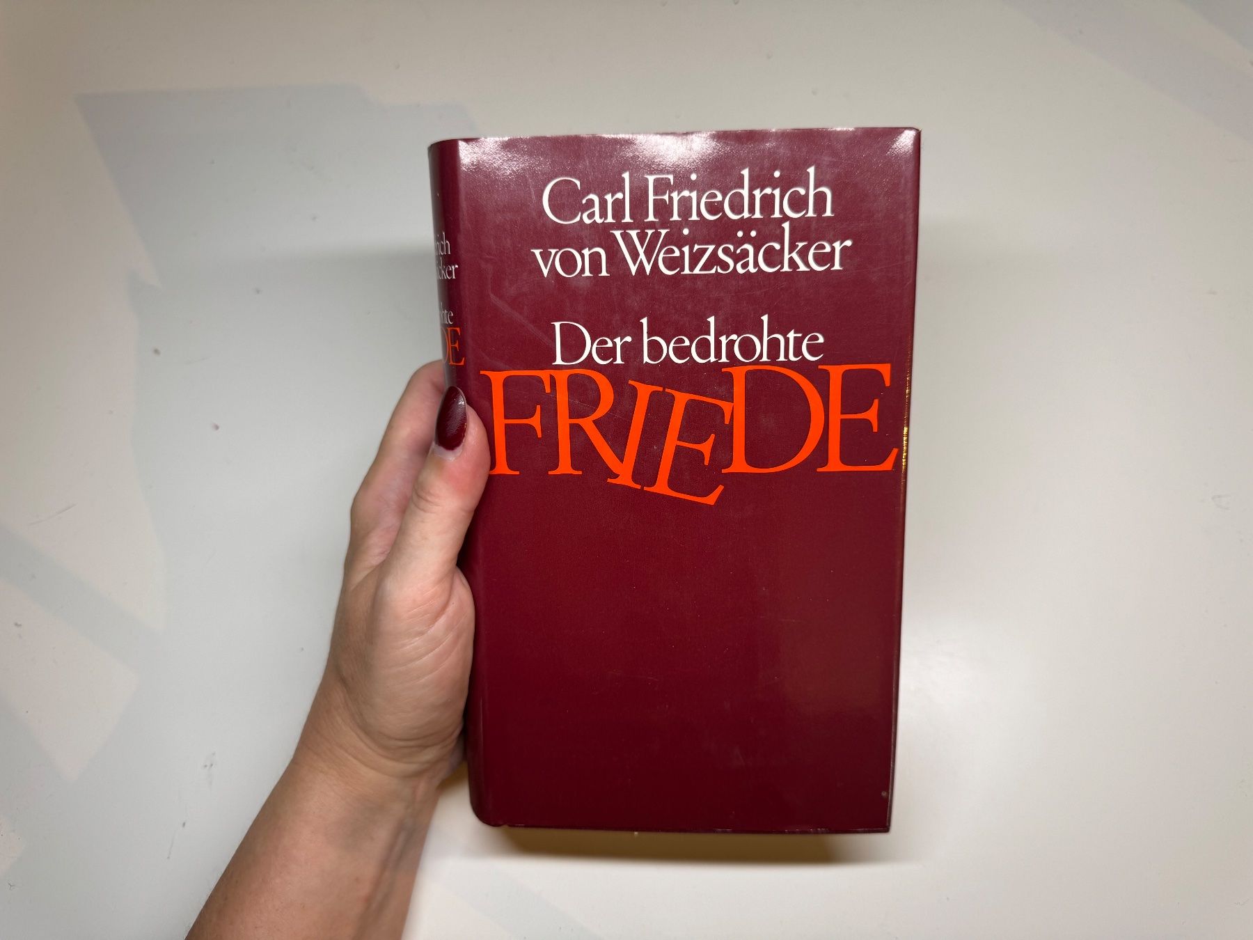Bücher: BUCH: Carl Friedrich von Weizsäcker, Der bedrohte Friede, – Gebraucht aus Grosswangen von Second_hand_paradise