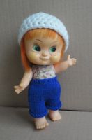 Kleine kecke Japan-Puppe 17cm aus den 1960ern