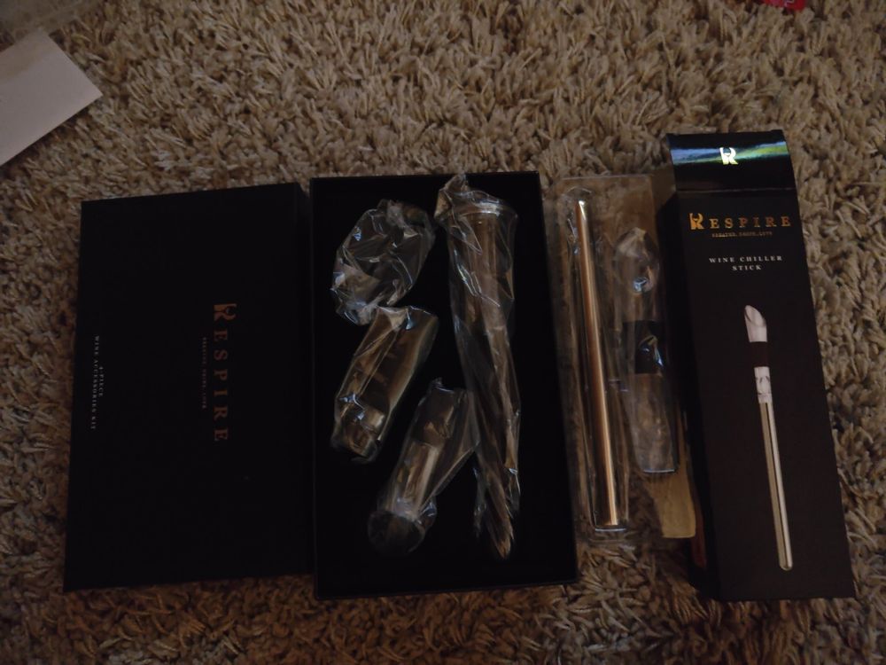 Respire 4Piece wine accesories Kit + wine chiller stick Kaufen auf