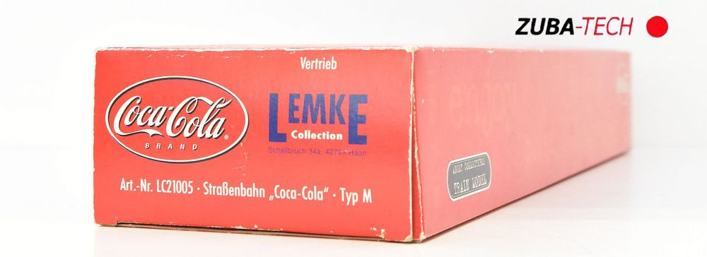 Wagon Marchandises Coca-Cola H0 1/87 Electrotren – Modélisme Ferroviaire – Couleur Rouge DB