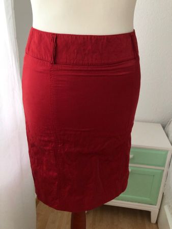Roter Strenesse Gabriele Strehle Jupe, skirt, Rock XS / 34