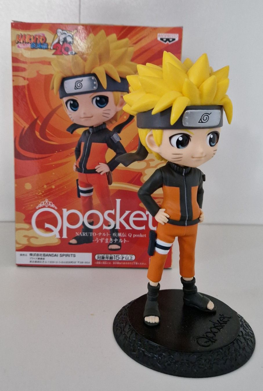 Bandai Statuette: Naruto Qposket Naruto Ver.A  16cm – Usato da St-Imier venduto da ATTAKSHOP 2