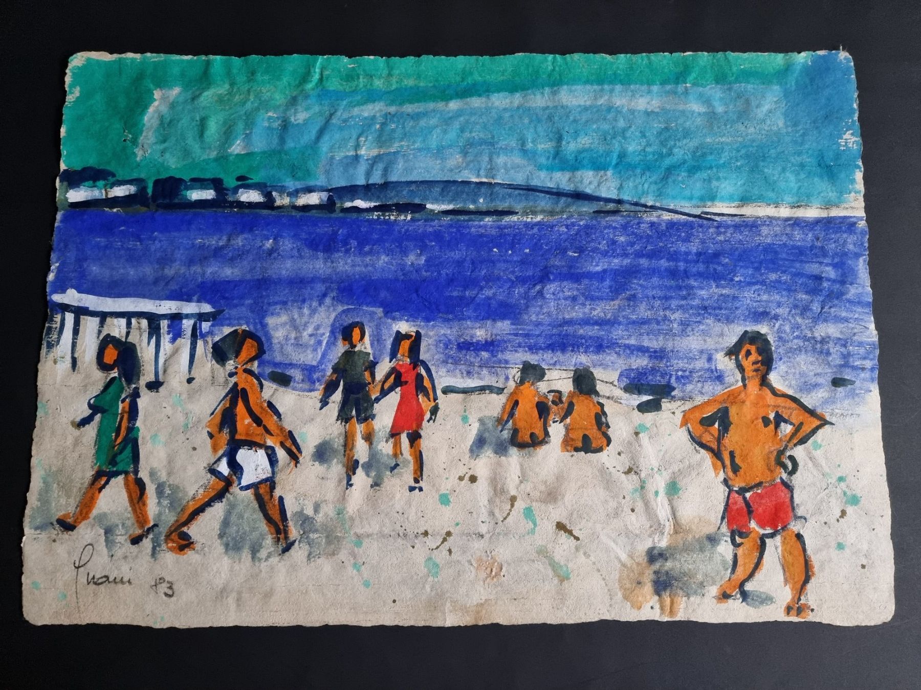 Dipinti: Giani CASTIGLIONI.    Technik: Aquarell Tempera signiert – Usato da Gersau venduto da grafik-kunst 1