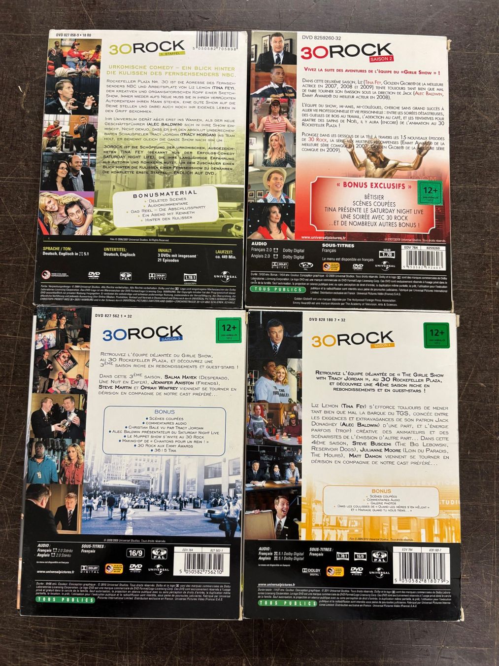 Tutti i DVDs: 30 Rock Staffel 1 bis 4 – Usato da Basel venduto da andipfandi 1