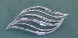 Silber Brosche 800 Silber rhodiniert um 1964 - 1988 Vicenza