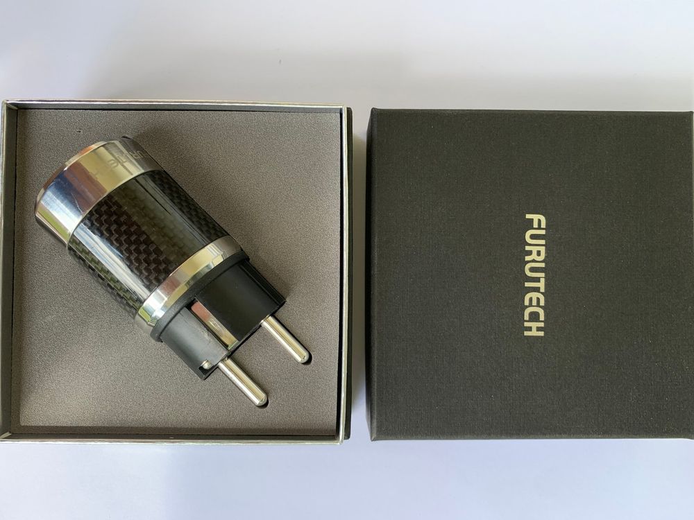 Fiche Schuko Furutech FI-E50 R - Connecteur Rhodium - Neuf