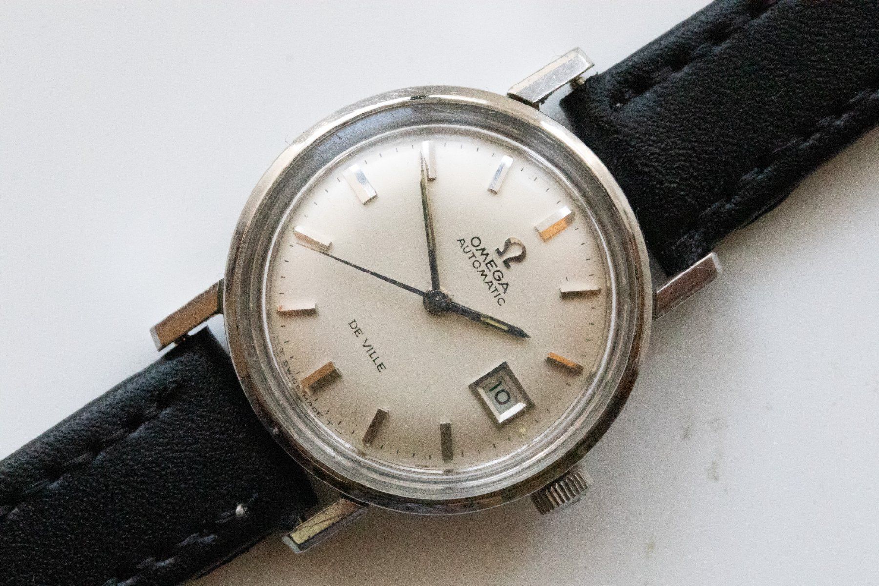 Omega Orologi: Omega Seamaster DeVille Date Automatic Luxusuhr/Damenuhr -9X – Usato da Zürich venduto da papsas 1
