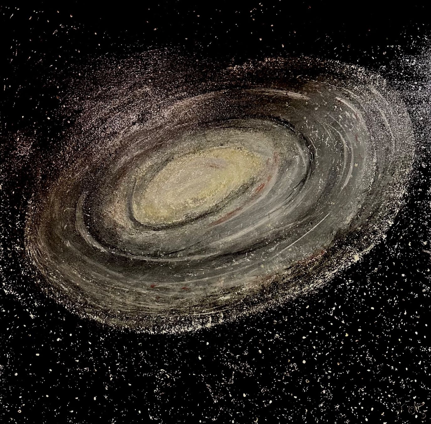 Dipinti: Galaxie Bild Oil Kunst Doks – Nuovo e nell'imballaggio originale da Beromünster venduto da dok_b8mf 3