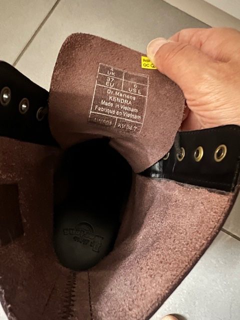Dr. Martens Scarpe da donna: Dr. Marten Stiefel. Gr 37 dunklerots Leder – Nuovo (secondo la descrizione) da Neerach venduto da romiping 6