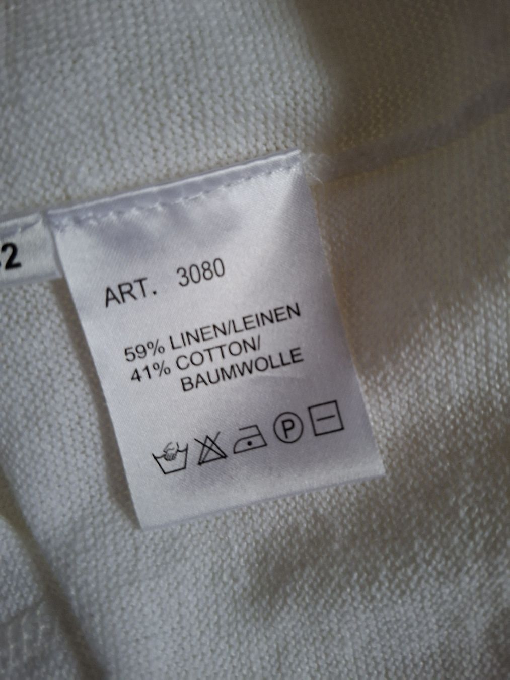 Maglioni & Felpe: Chassis Sommer Pullover Leinen Baumwolle Gr. 40 weiss – Usato da Barzheim venduto da spitz01 6