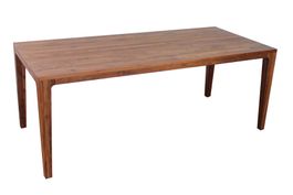 Gardeko Holztisch 220x100 Nussbaum massiv Esszimmertisch