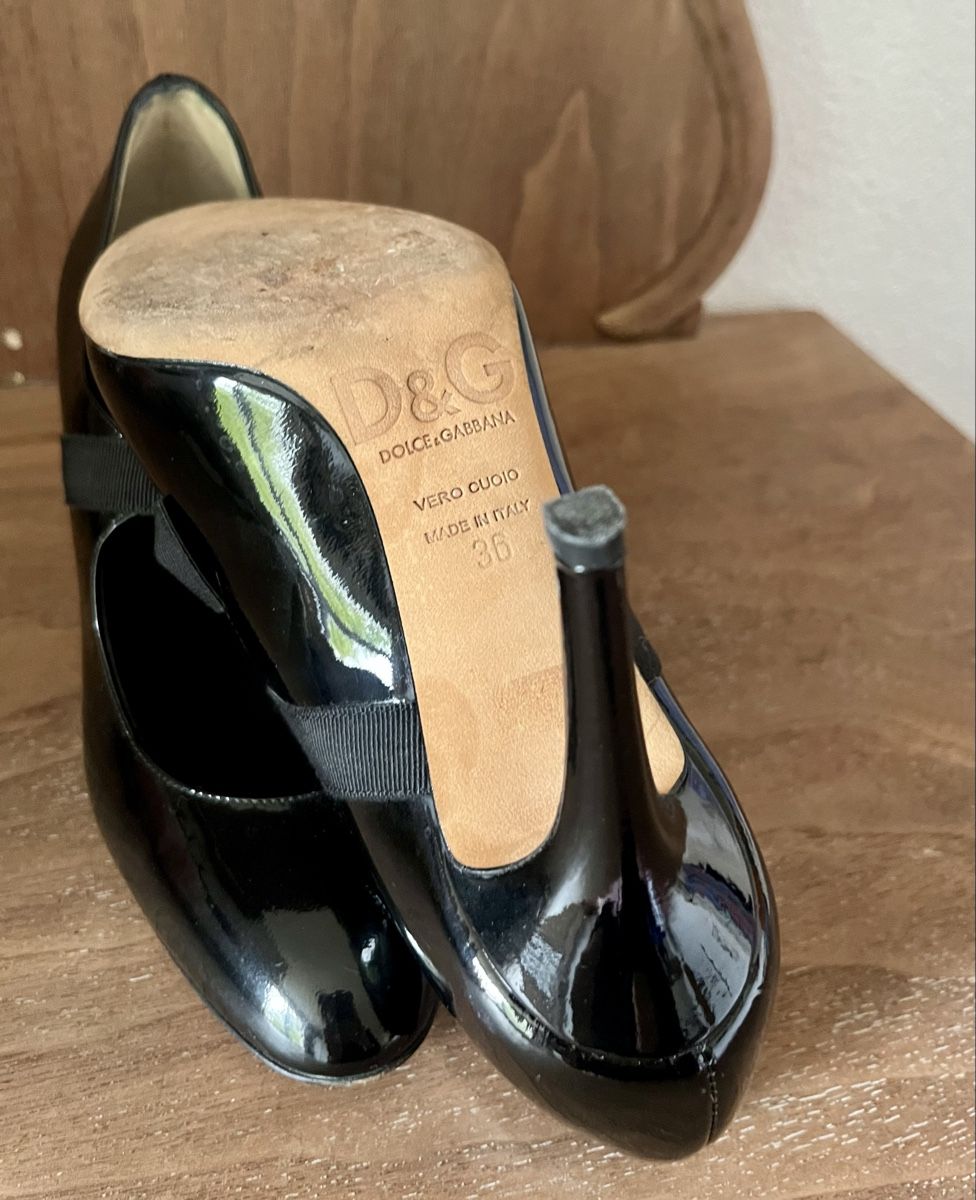 Dolce & Gabbana Scarpe da donna: D&G High Heels Lackschwarz – Nuovo (secondo la descrizione) da Biel/Bienne venduto da lar_p2yy 2
