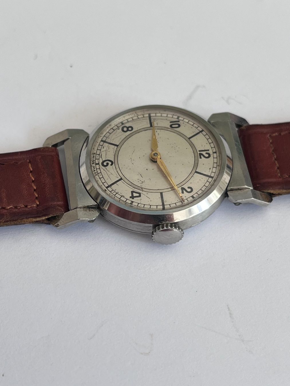 Orologi: Vintage Herrenuhr Handaufzug – Usato da Worblaufen venduto da chronyves 2