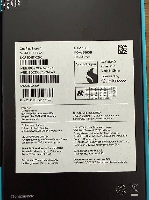 OnePlus Telefoni cellulari / Smartphones: OnePlus Nord 4 – Usato da Selzach venduto da LucaGerber 2