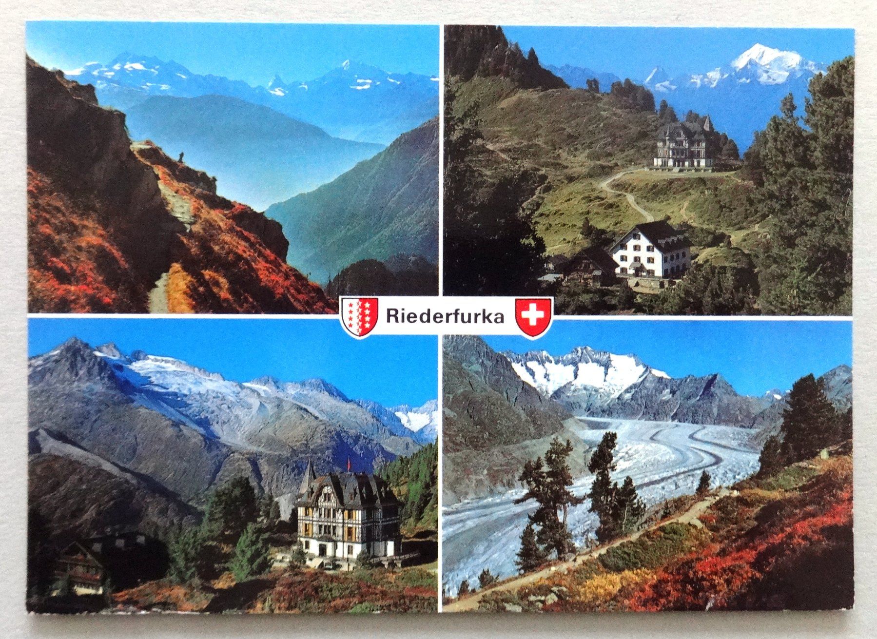 Ansichtskarten: Riederfurka 2064 m – Defekt aus Fétigny von Billy2miny
