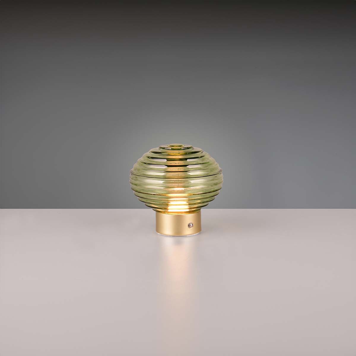 Lampade: Tischleuchte, Grün, Messing, 14 cm Höhe – Nuovo (secondo la descrizione) da Kreuzlingen venduto da Smart-Light