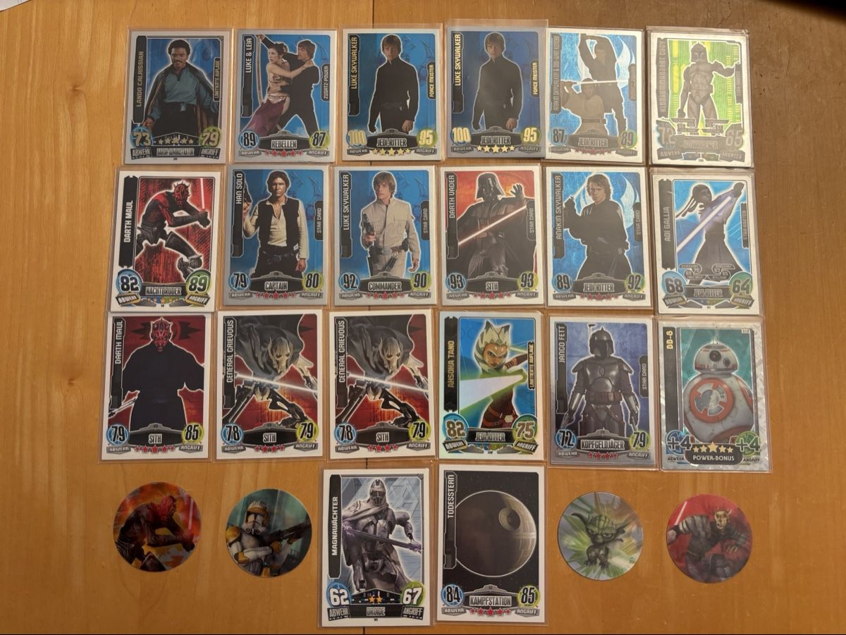 Topps Carte collezionabili: Topps Star Wars Force Attax Karten – Usato da Dättwil AG venduto da indeed22