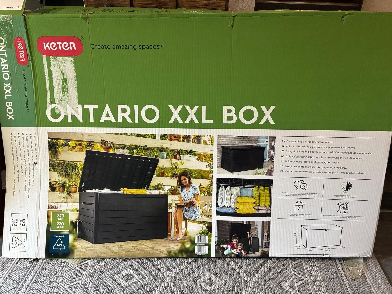 Auflagenboxen: Gartenbox Ontario neu ungebraucht – Neu (gemäss Beschreibung) aus Tübach von skilor 1